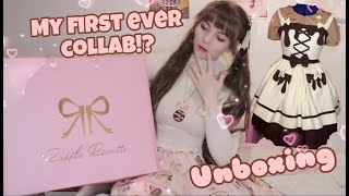 Unbox with me my first EVER COLLAB DRESS ヾ( ˃ᴗ˂ )◞ • *✰ l Ruffle Rosette Unboxing