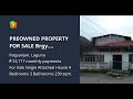 PREOWNED PROPERTY FOR SALE Brgy. Mulawin, Pagsanjan, Laguna