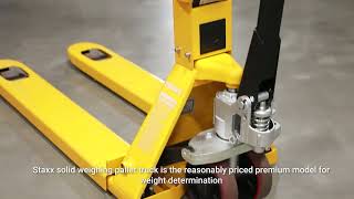 עגלת משטחים עם משקל דיגיטלי | Scale Pallet Truck