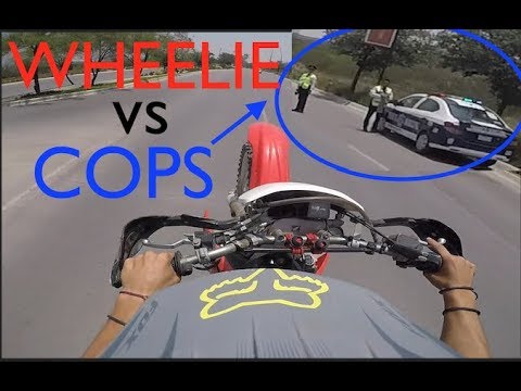 WHEELIE In Front Of COPS? - YouTube