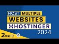 How To Host Multiple WordPress Sites On Hostinger 2024 | Add New Website In Hostinger