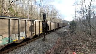 T328 Southbound South end of Miller Yard above Dungannon Virginia