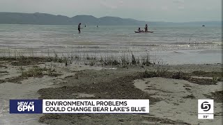 Environmental problems could change the blue at Bear Lake