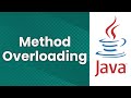 Method Overloading (Java Tutorial)