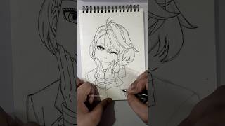 Drawing Aira Shiratori #dandadan #airashiratori #shorts