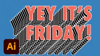 Illustrator Daily Creative Challenge - Typographic Poster | Adobe Creative Cloud