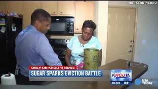 Woman lends neighbor small bag of sugar, evicted for 'drugs'