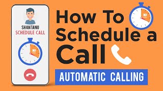 How to Schedule Call in Android | Set Timer For Call