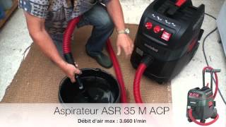 Test de l’aspirateur de chantier Metabo ASR 35 M ACP