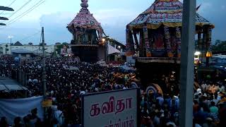 Avinashi Temple car festival 2019 - Amman Chariot on Election day