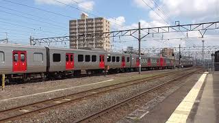 813系(9両) 快速 小倉行(4232M) 大牟田駅発車