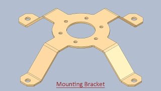 🔖 Mounting Bracket || SolidWorks Sheet Metal Tutorial