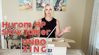 Unboxing a Hurom HP Slow Juicer - Personal Series