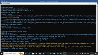 beginners guide: learn how to install python libraries using CMD
