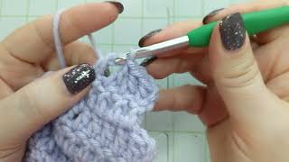 Front & back post double crochet with increase and decrease