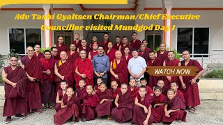 Adv Tashi Gyaltsen Chairman/Chief Executive Councillor Leh UT Ladakh visited Mundgod Day 1