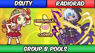 Carbuncle's Corner #7 Group B Pools - dsuty (Ringo) vs RadioRad (Schezo) Puyo Puyo Tetris 2