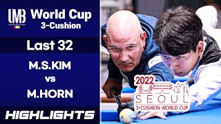 Last 32 - 김민석 Min Suk KIM vs  마틴 혼 Martin HORN. H/L