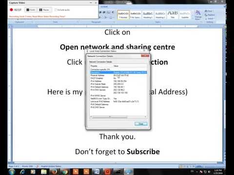 How to find Computer's Mac ID Physical Address windows xp, windows 7, windows 8.1 or windows 10 How to find Computer's Mac ID Physical Address windows xp, windows 7, windows 8.1 or windows 10