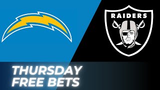 Chargers @ Raiders- Thursday 12/14/23- NFL Picks and Predictions | Picks & Parlays