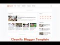 Cleanify Premium Blogger Template July 2021