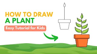 How to Draw a Plant in 9 Easy Steps! 🌿