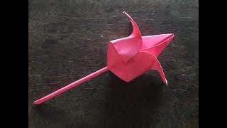 How to Make paper Lotus Flower-Origami| Easy and Simple| Paper Flowers| step by step.