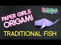 Origami Project for Episode 1 | A Traditional Fish | The Paper Girls Show