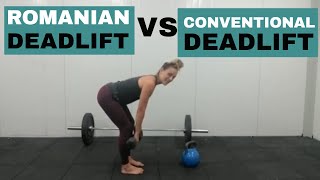 Romanian Deadlift vs Conventional Deadlift