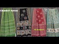 Hand block print chanderi sarees wholesale with price | siri designers