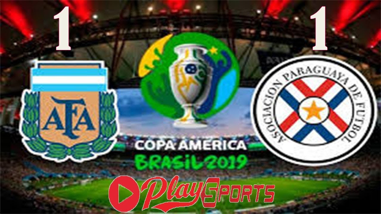 Argentina Vs Paraguay ( 1 - 1 ) Grupo B Español - YouTube