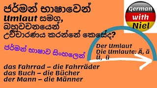 ජර්මන් භාෂාවෙන් Umlaut සමග බහු වචනයෙන් ලියන්නේ කෙසේද? (No.95)