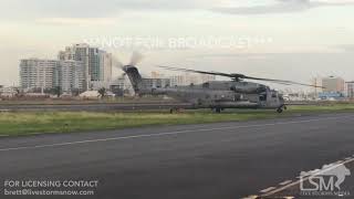 STOCK - 09/22/2017 San Juan, PR US Marines arrive in Puerto Rico for search and rescue