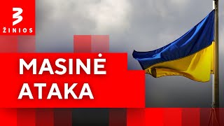 Rusija surengė vieną didžiausių kombinuotų raketų ir dronų atakų prieš Ukrainą