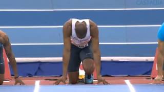 Men's 60m Final at British Athletics Indoor Grand Prix