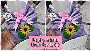 Lembrancinha Com Toalhinha Mão + Sabonete Dia Das Mães Por 15,00