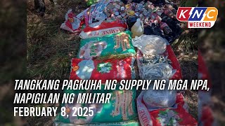 Tangkang pagkuha ng supply ng mga NPA, napigilan ng militar | Kidlat News Channel (Feb 8 2025 8PM)