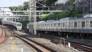 E231系500番台山手線内回り(トウ505)西日暮里入線