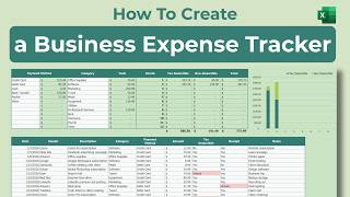 Business Expense Tracker in Excel (Step-by-Step Tutorial for Beginners)