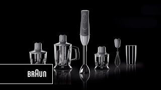 Braun Multiquick 5 Hand blender - Lighter. Handier. Easier