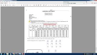 Landing Distance Chart (Step 9)