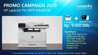 Promo campaign HP laserjet M428fdn