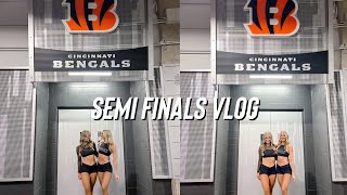 trying out for year 3 as an nfl cheerleader vlog | semi finals