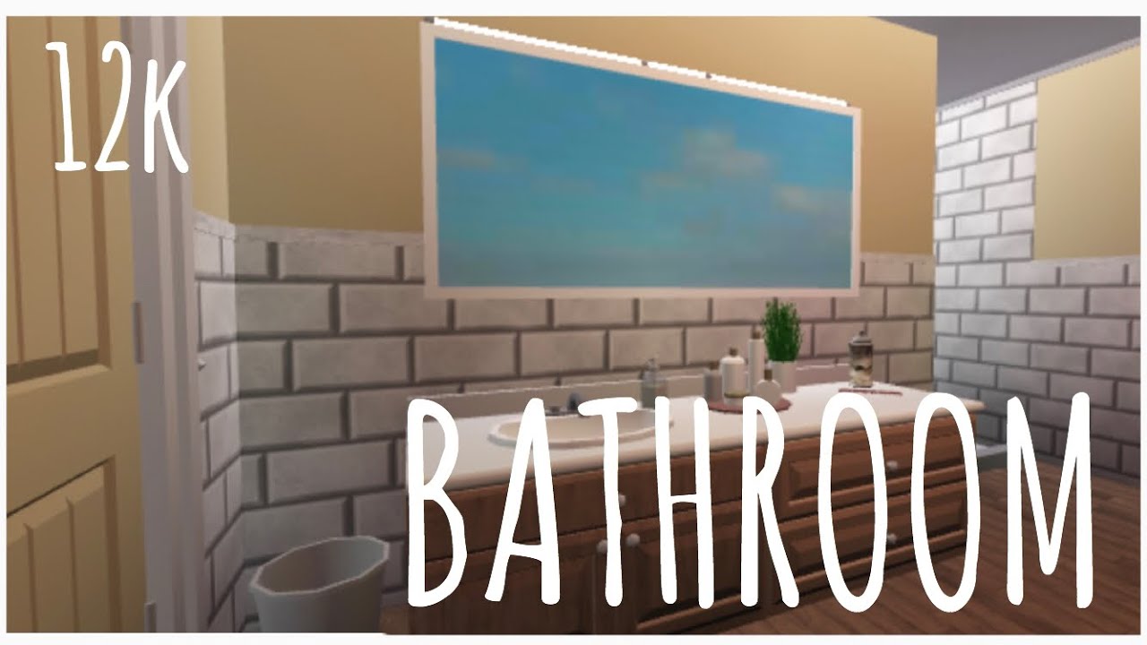 Bloxburg Rustic Bathroom