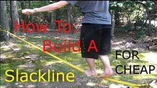 How To: Build a Slackline for CHEAP!