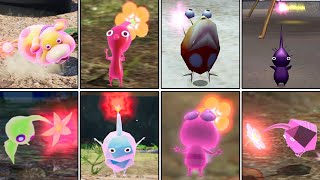 Evolution of All Pikmin ＋ Oatchi Ultra-spicy spray (Japanese) - Pikumin 2 ～ Pikumin 4 (2004～2023)