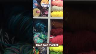 #shorts || Pune whole sale woollen market || janani crochet 🧶craft