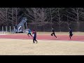 【中大陸上部】28.3.13 2 1の200m2セット目①川上拓21.35椿21.97鈴木康平22.20