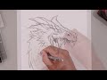 how to draw a dragon sketch saturday