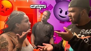 ARGUING WITH BROTHER GIRLFRIEND TO SEE HOW HE REACTS (MUST WATCH)